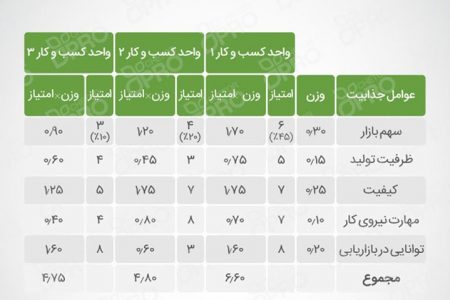 مشخص کردن اولویت های سرمایه گذاری با استفاده از ماتریس مکنزی